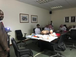 College of Nursing Holds First Aid Course for the Affiliates of the College of Designs and Arts